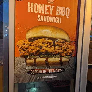 The expected &quot;Burger of the Month&quot;.... uhhhhh....