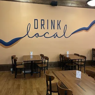 the interior of a restaurant