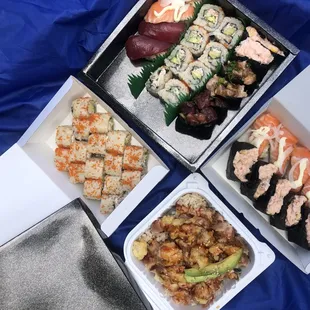 Lava Bowl, California Roll, Other Items