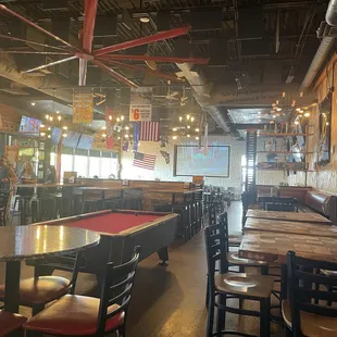 Spacious dining room at LBC