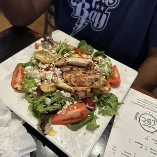 Zeus Salad with Chicken