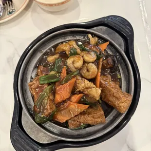 Seafood Tofu Stone Pot