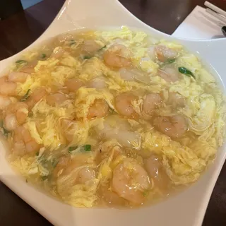 R35. Shrimp & Runny Egg Over Rice