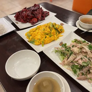 Scrambled Egg with Bitter Melon