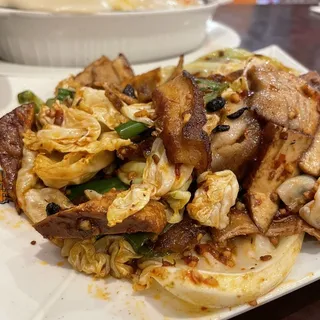 Twice Cooked Pork Belly with Spicy Sauce