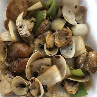 Clams with Black Bean Sauce