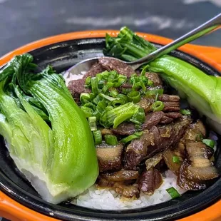 Fish and Sausage Clay Pot Rice