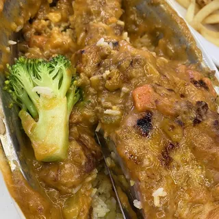 C4. Pork Chop & Chicken Fillet in Teriyaki Sauce