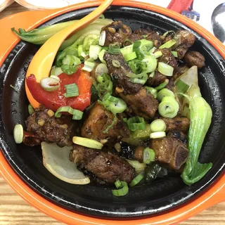 H4. Pork Sparerib Clay Pot Rice