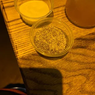 Asked for salt and pepper this is what we got really ...