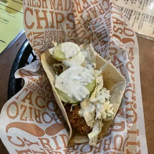 Nashville chicken Taco