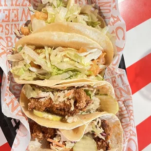 Nashville hot &amp; tempura shrimp