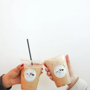 Iced specialty lattes