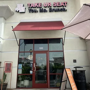 Coffee bar is inside restaurant