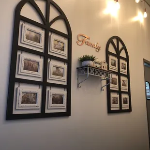 So cute that they have this cute little &quot;shrine&quot; for family...would be cuter if there are actually pics of their family