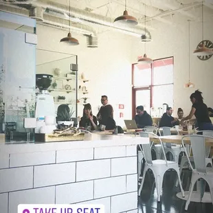 Located inside Take Ur Seat restaurant