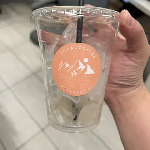 Very expensive iced water!
