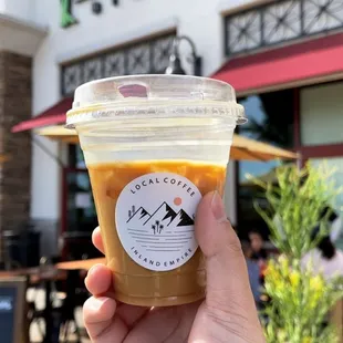 Try our Iced Pandan + Palm Sugar Latte
