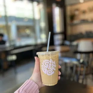 Orange vanilla latte