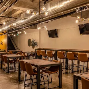 the inside of a restaurant