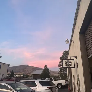 cars parked in a parking lot
