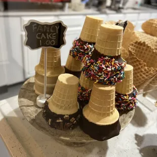 Vegan cones are available!