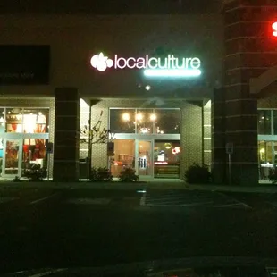 Outside with disco ball