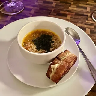 our roasted roma tomato basil soup