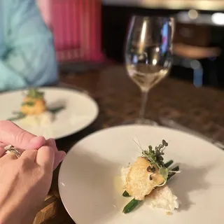 panko crusted white bass