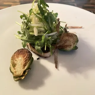 charred brussels sprouts