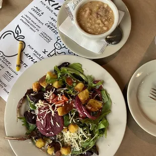 Sooo and salad.