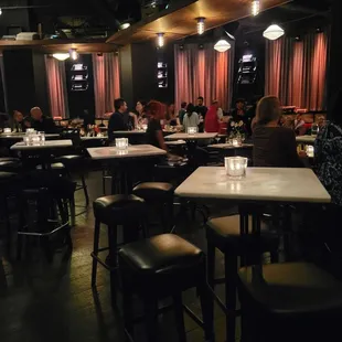 All tables full - this is at end of night