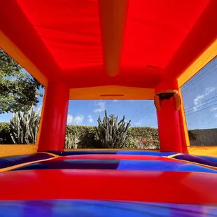 Inside of our 13x13 Castle