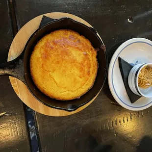 Corn Bread and sorghum butter