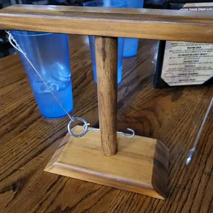Table games are always good to kill time waiting for the food