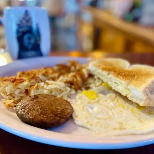 The Early Bird with Hash Browns &amp; Coffee