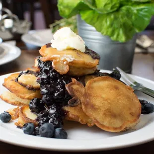 pancakes, food