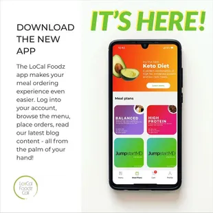 Your healthy meals got even easier! Our app is officially available on the iOS and Android devices! Download now!