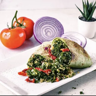 Kale/ Quinoa wrap