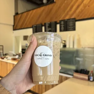Iced chai latte