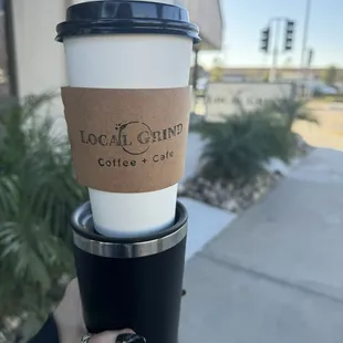 Hot coffee