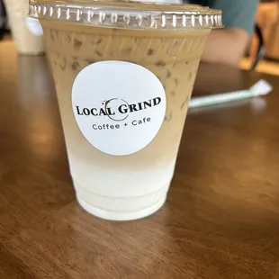 Iced latte 16oz