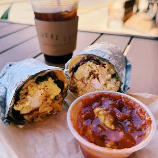 Turkey Bacon Breakfast Burrito