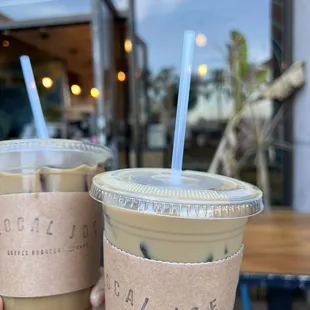 medium iced audrey hepburn with soy