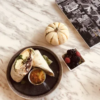 Turkey Bacon Breakfast Burrito