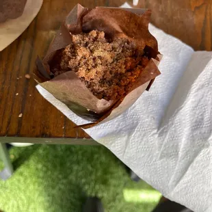 Keto coffee muffin