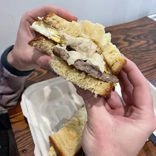 White Country Gravy Sandwich