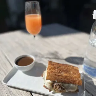 French dip and Bellini