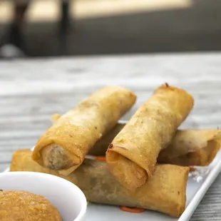 Lumpia - Pork, Cabbage, Onions, Carrots, Lumpia, Banana Ketchup
