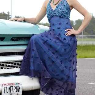 one of a kind halter dress Barbara Heinrich